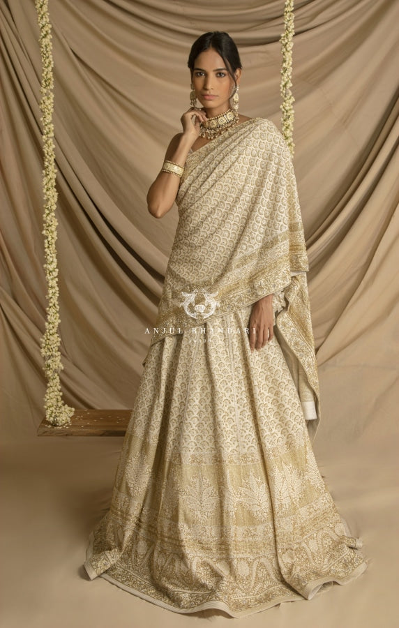 Ivory 2025 lehenga bridal