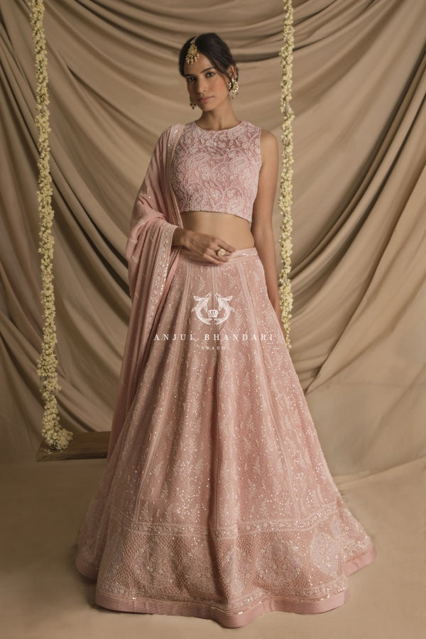 Anjul bhandari lehenga on sale prices