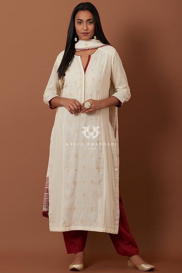 Long kurta with salwar best sale