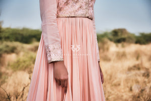 
                  
                    Load image into Gallery viewer, Anarkali Blush Pink
                  
                