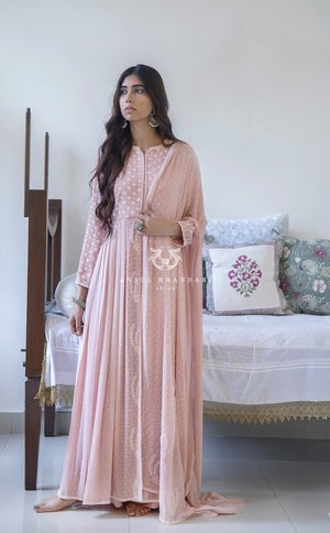 
                  
                    Load image into Gallery viewer, Anarkali Old Rose
                  
                