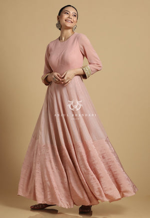 Pink Cotton Chikankari Anarkali Kurti Long Gown and Dupatta Set Designer  Kurti Suit Printed Anarkali Kurti Suit Pink Anarkali Gown 2PC Kurti - Etsy