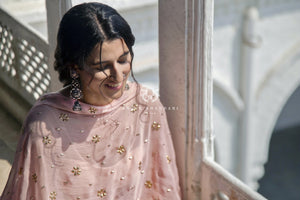
                  
                    Load image into Gallery viewer, Lehenga Old Rose Set
                  
                