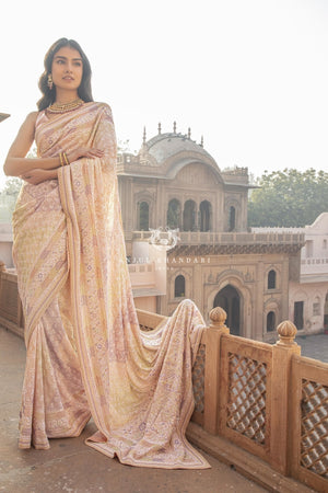 
                  
                    Load image into Gallery viewer, Multi Bead Georgette Saree
                  
                