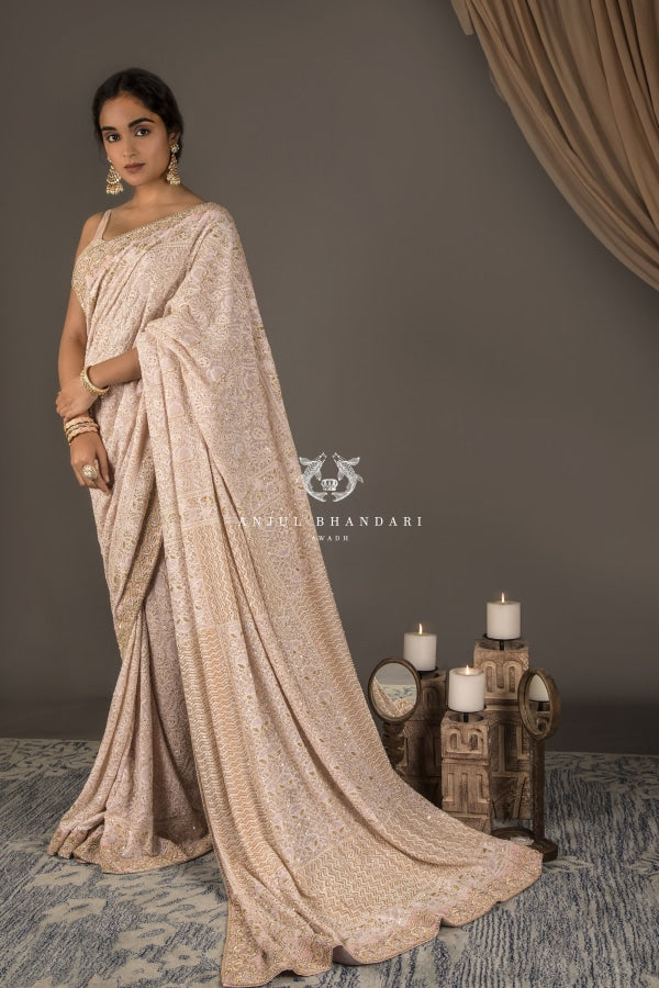 
                  
                    Load image into Gallery viewer, Saree Blush Pink
                  
                