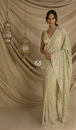 Saree Mint Green Sharara Set