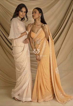 
                  
                    Load image into Gallery viewer, Saree Tangerine
                  
                